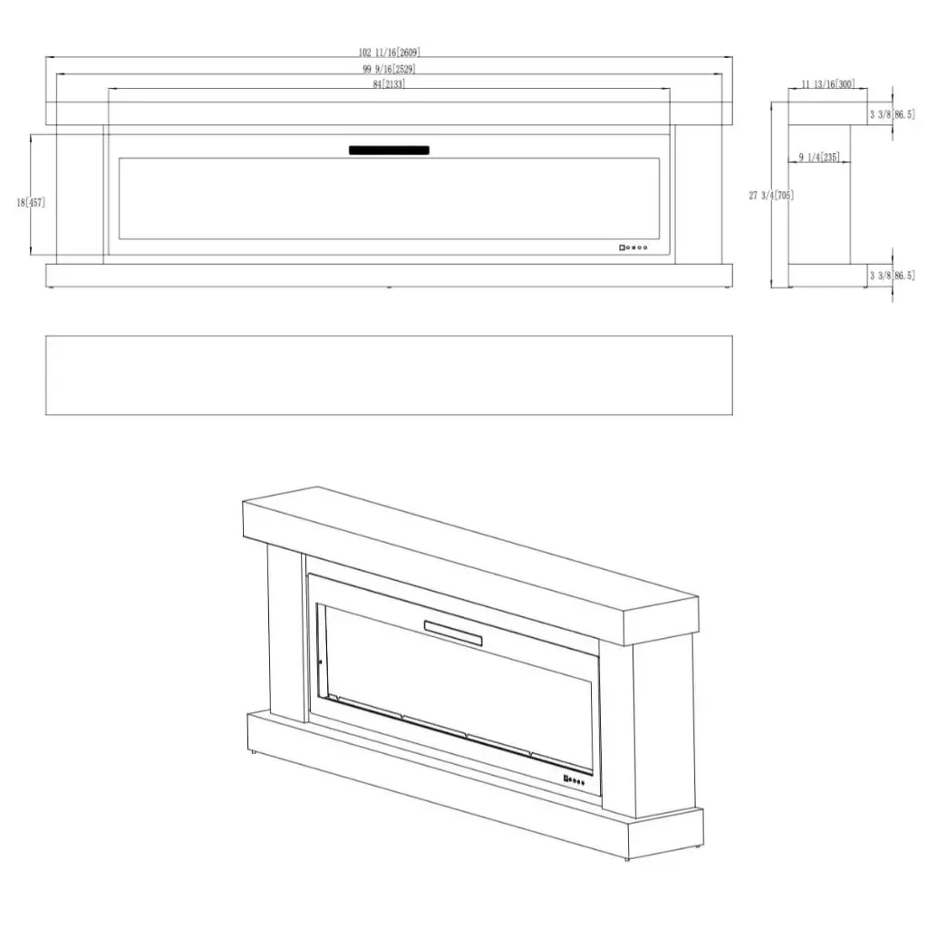 custom-electric-fireplace-white-mantel-84inch-2.webp