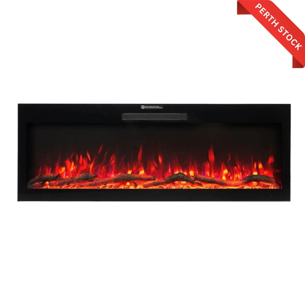 Luminea Elite 50 Inch Electric Fireplace – Wall Mounted or Recessed