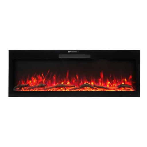 [BEF-50WM03A] Eclipse Home Elite 50 Inch Electric Fireplace – Wall Mounted or Recessed