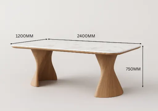 Custom Made Dining Table 2.4 x 1.2 Meter